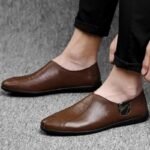 Chaussures Orthopédique Homme en cuir à la mode - Eburwin - Ortho-feet
