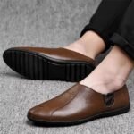 Chaussures Orthopédique Homme en cuir à la mode - Eburwin - Ortho-feet
