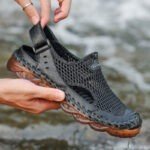 Sandales d'été en cuir orthopédique  pour hommes - Ortho-feet
