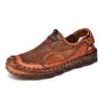 Sandales d'été en cuir orthopédique  pour hommes - Ortho-feet