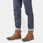 Fred - Mocassins Orthopédique Homme rétro en cuir à lacets - Ortho-feet
