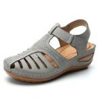 Sandale Orthopédique Femme Compensée et Ouverte - Ortho-feet